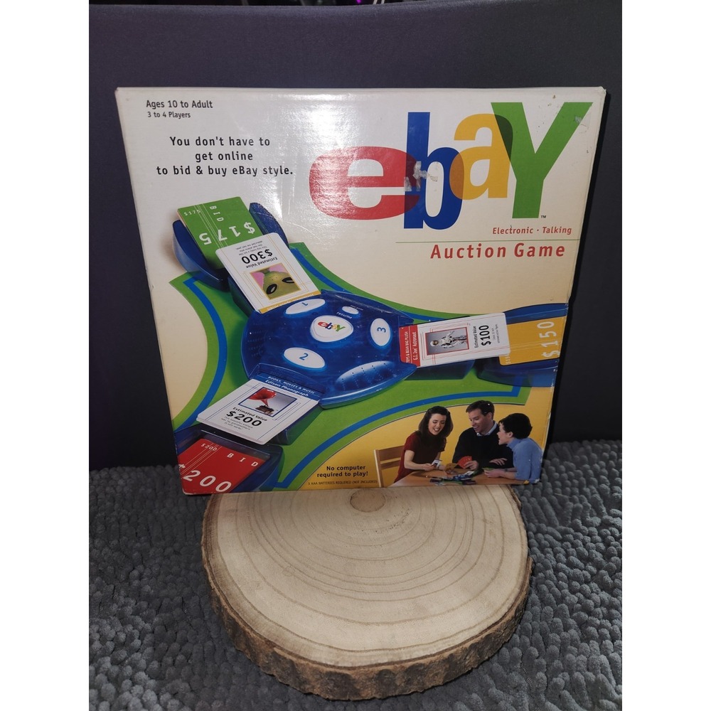 Ebay Electronic Auction Game (Parker Brothers) New/Sealed~Box Flawed